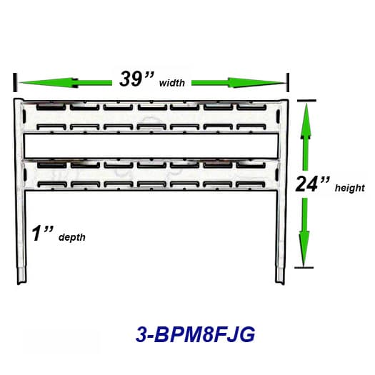 3-BPM8FJG 2-Bar (39") Pump Riser