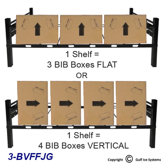 3-BVFFJG 3/4-BIB Box (39") Flat Shelf