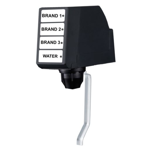 Prism Valve, Sanitary Lever, Black Image