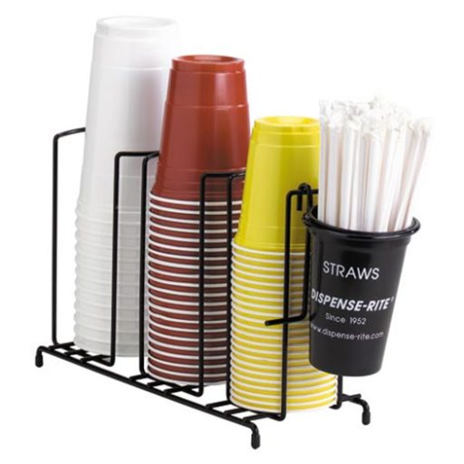 Cup-Lid Wire Organizer, Three Sections