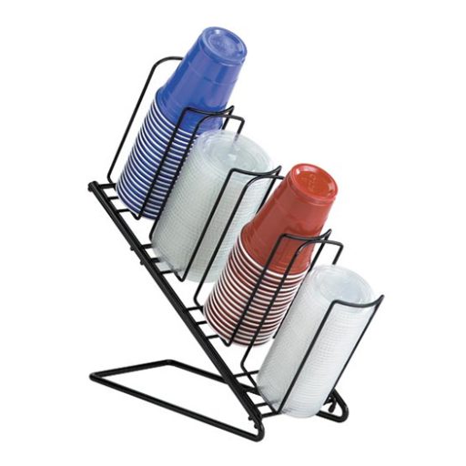 Cup-Lid Wire Organizer, Four Sections