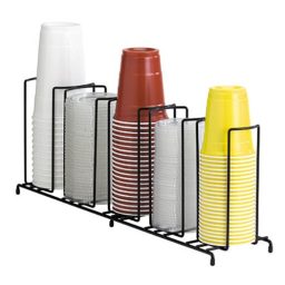 Cup-Lid Wire Organizer, Five Sections