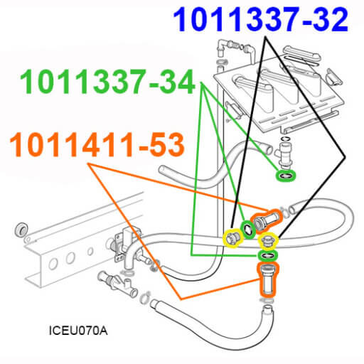 1011337-32 Drain Top Fitting Diagram