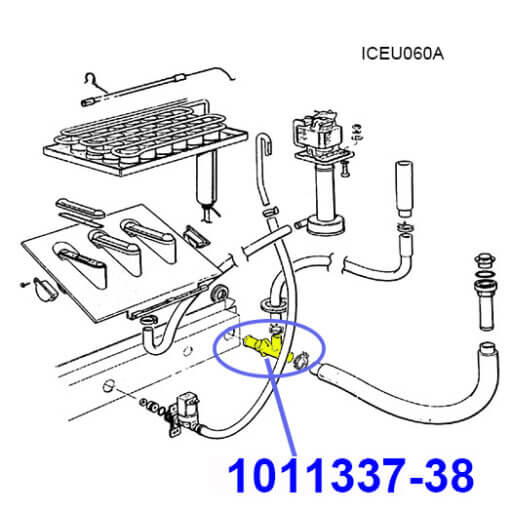 1011337-38 Drain Fitting Diagram