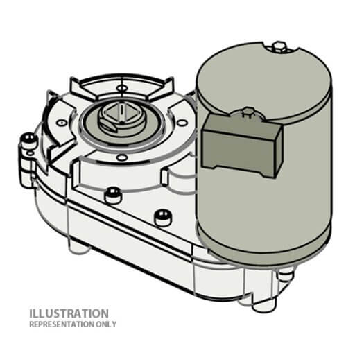 Gearmotor, for IOD200/250