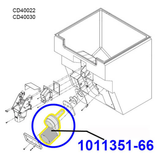 1011351-66 Dual Voltage Gearmotor Diagram