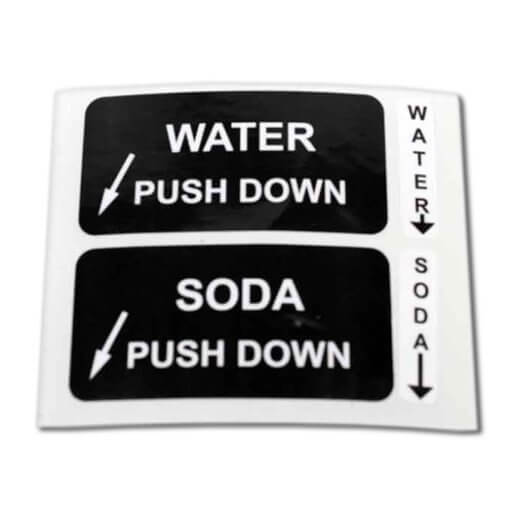 008061 WATER AND SODA LABELS FOR 3297 (UF1)