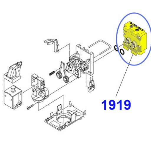 1919 BLOCK, MOUNTING ASSEMBLY (UF1)