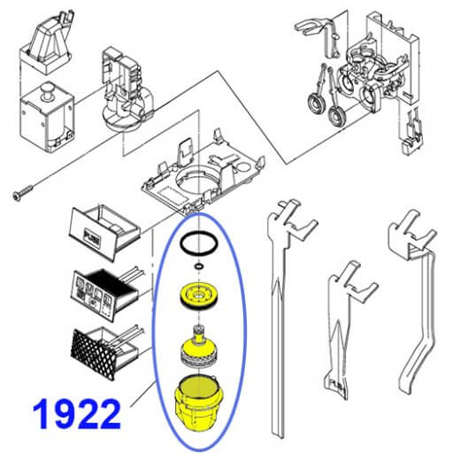 1922 NOZZLE & DIFFUSER ASSEMBLY (UF1)