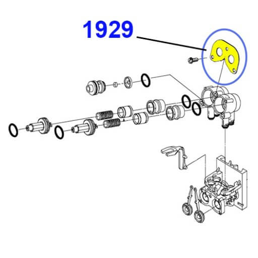 1929 RETAINER, BODY FLOW CONTROL (UF1)