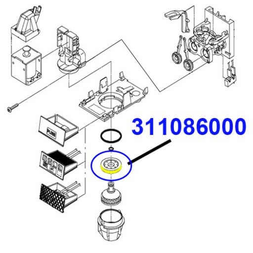 311086000 O-RING 926ID X 070CS 65Du Ep/N (UF1)