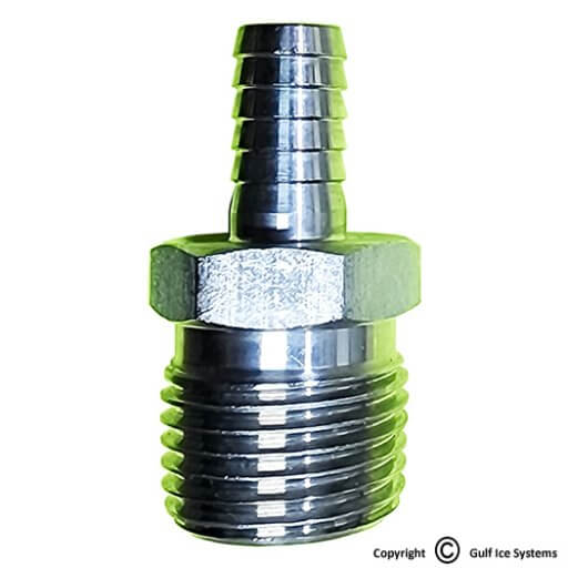 1/2″ Male NPT to 3/8″ Barb Hose Adapter