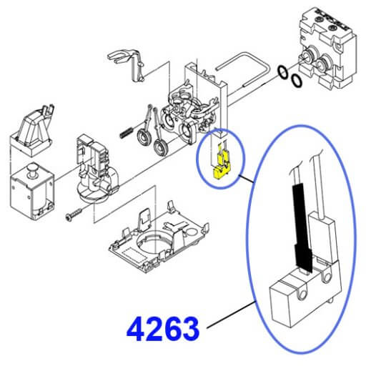 4263 SWITCH / HARNESS, LEVER (UF1)