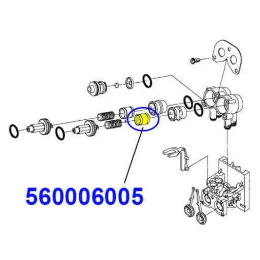 560006005 PISTON SYRUP REGULATOR, CERAMIC (UF1)