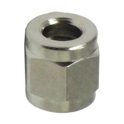 1/4″ Swivel Nut - Nickel Plated Brass