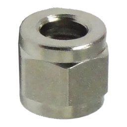 3/8″ Swivel Nut - Nickel Plated Brass