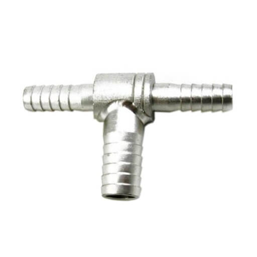 1/4″ Barb Run Tee with 3/8″ Barb