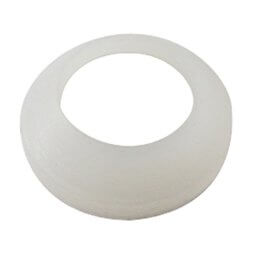 1/4" Flare Washer, White