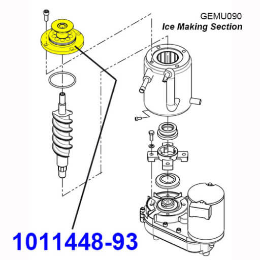 1011448-93 Breaker with Bearing Diagram