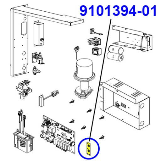 9101394-01 Membrane Switch Diagram