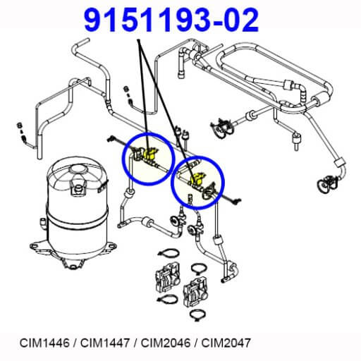 9151193-02 Hot Gas Valve Coil Diagram