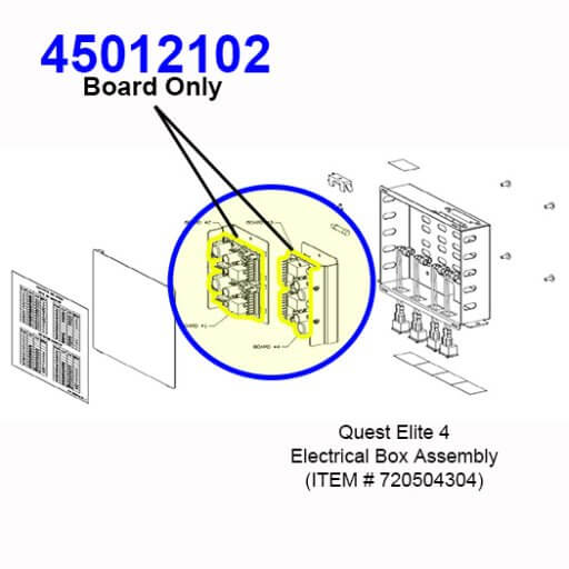 45012102 Control Board, Voltage Regulator Diagram