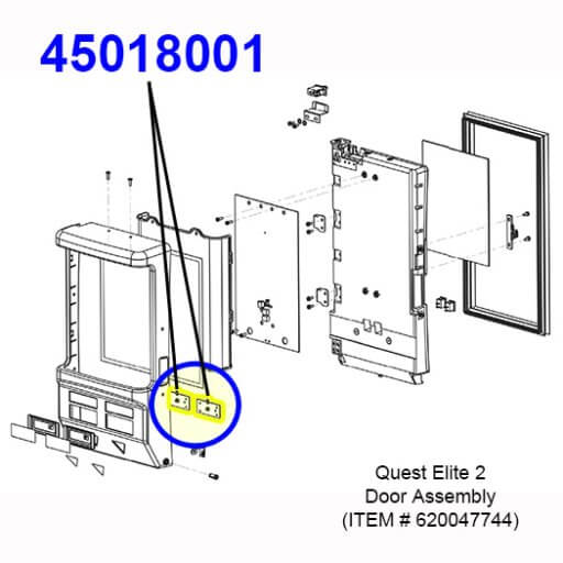 45018001 Push Button Board Diagram