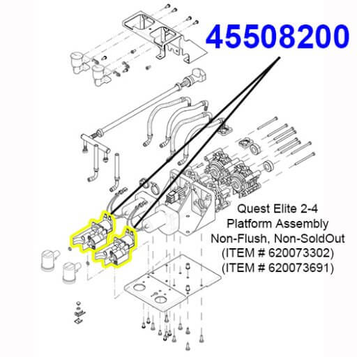 45508200 Valve Block Assembly Diagram