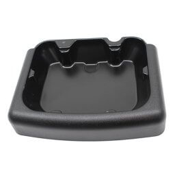 620049855 Black Drip Tray with Texture
