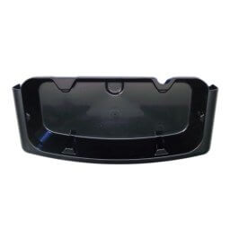 620049856 Black Drip Tray with Texture