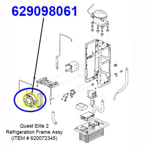 629098061 Fan Condenser Kit Diagram