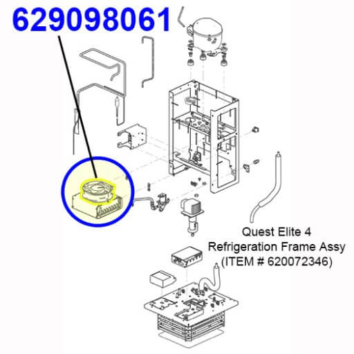 629098061 Fan Condenser Kit Diagram