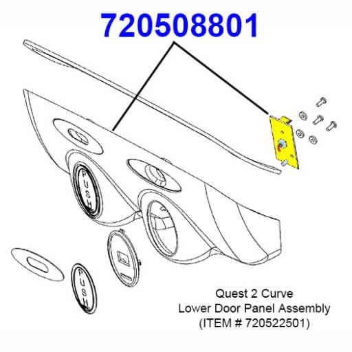720508801 Push Button Board Diagram