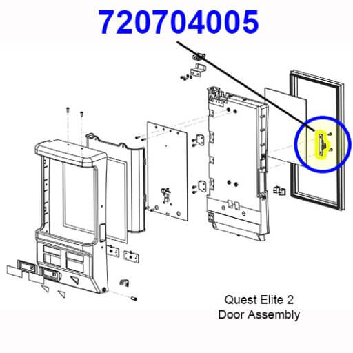 720704005 Male Door Catch Diagram
