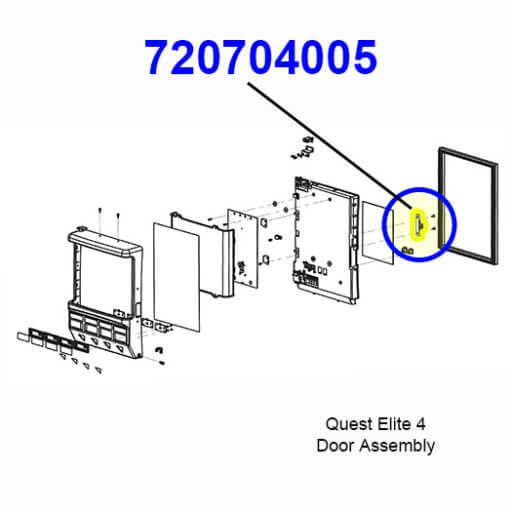 720704005 Male Door Catch Diagram