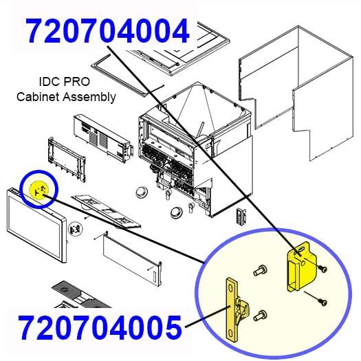 720704005 Male Door Latch