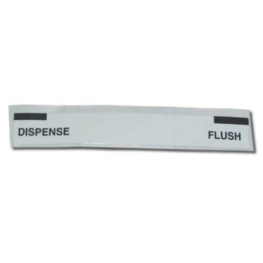 7245072 Label, Dispense and Flush