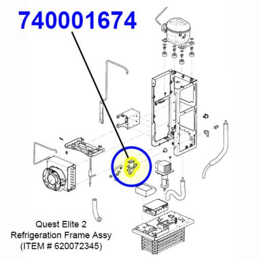 740001674 Water Inlet Valve Diagram