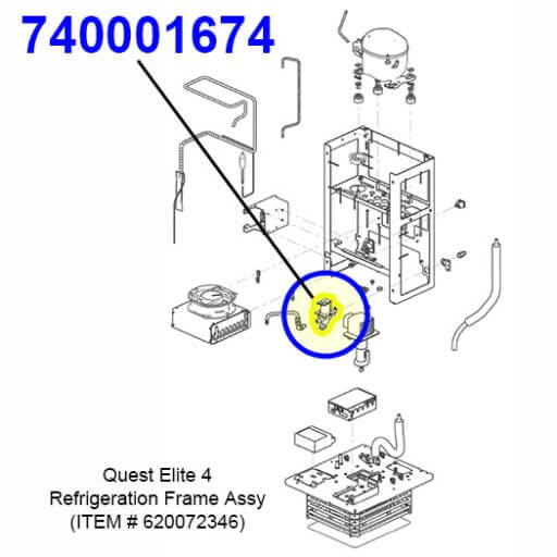 740001674 Water Inlet Valve Diagram