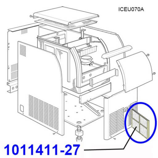 1011411-27 Air Filter Diagram
