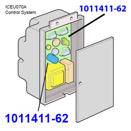 1011411-62 PC Board Diagram