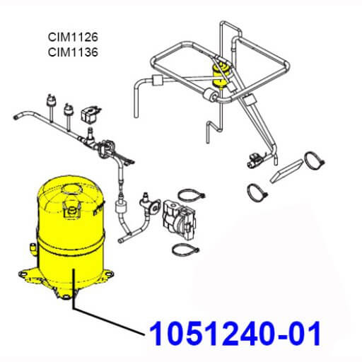 1051240-01 Compressor Kit Diagram