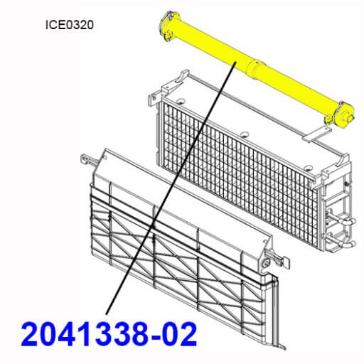 2041338-02 Water Distribution Tube Assembly Diagram