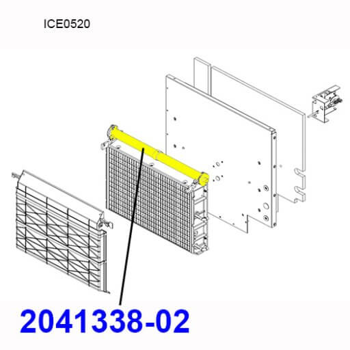 2041338-02 Water Distribution Tube Assembly Diagram