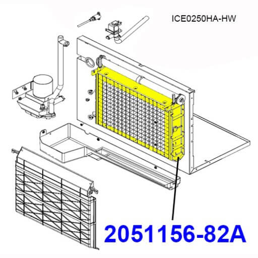 2051156-82A Evaporator Assembly Diagram
