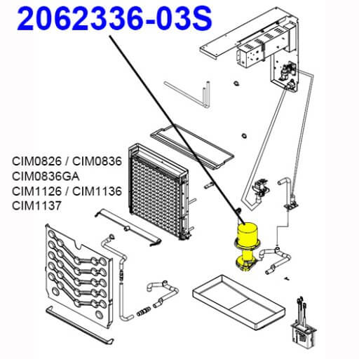 2062336-03S Water Pump Diagram