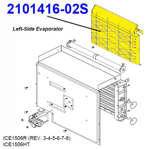 2101416-02S Splash Curtain Diagram