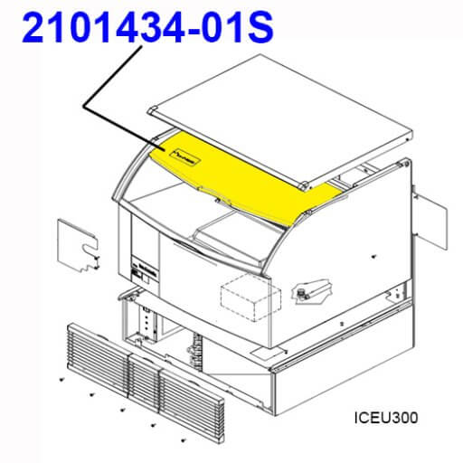 2101434-01S Bin Door Assembly Diagram