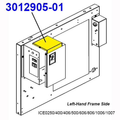 3012905-01 Control Box Cover Diagram