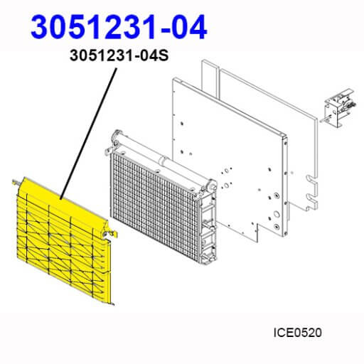 3051231-04S Splash Curtain Diagram